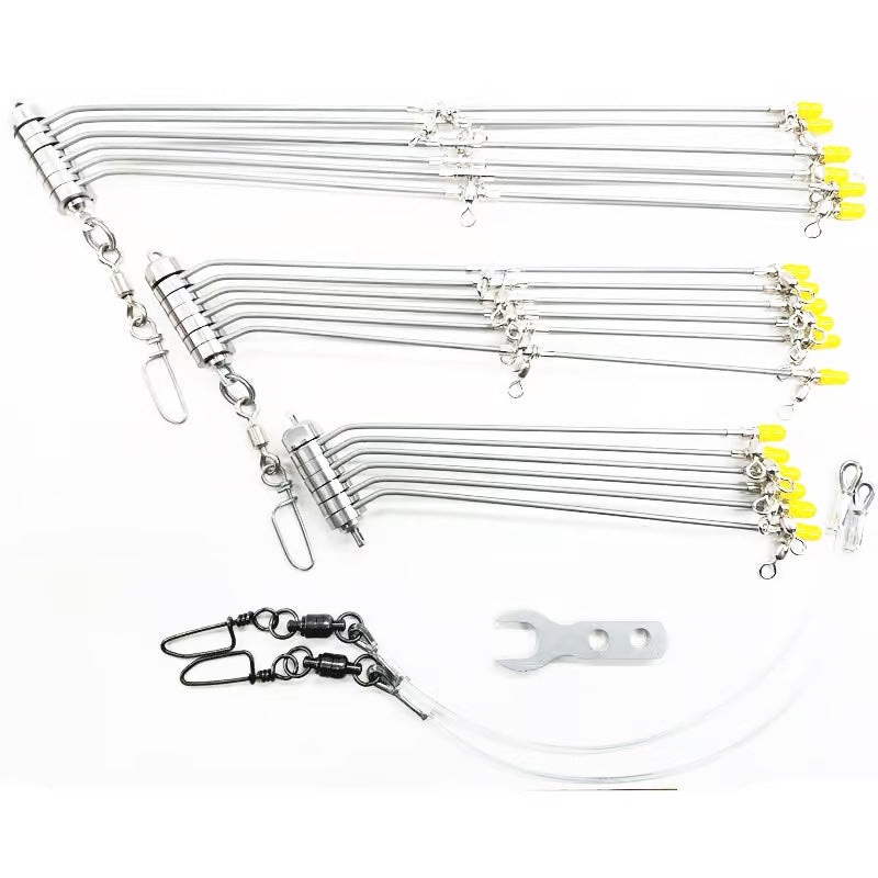Tournament Cable EZ/6 Dredge Bar Triple Set Tier Drop with connecting Cables