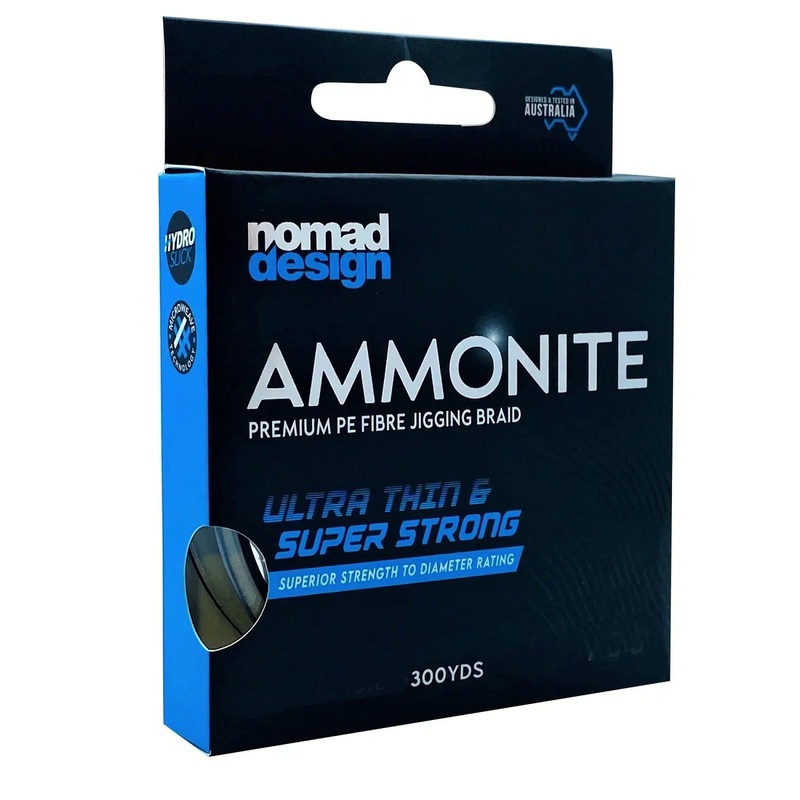 Nomad Ammonite Multicolour Jigging Braid 300yd