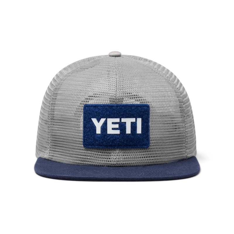 Yeti Velcro Badge Flat Brim Mesh Hat