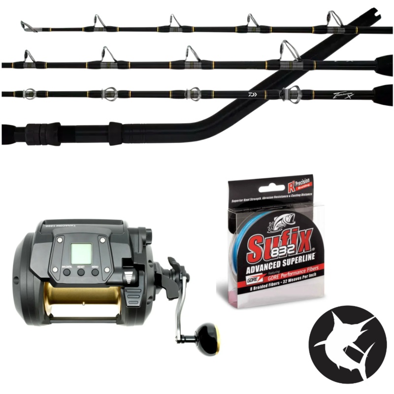 Daiwa Tanacom X Deep Drop Electric Reel Combo - Tanacom X 70HST / Tanacom 1200