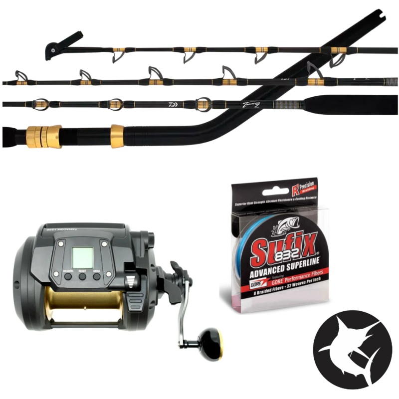 Daiwa Tanacom Z Deep Drop Electric Reel Combo - Tanacom Z 66XXHST / Tanacom 1200