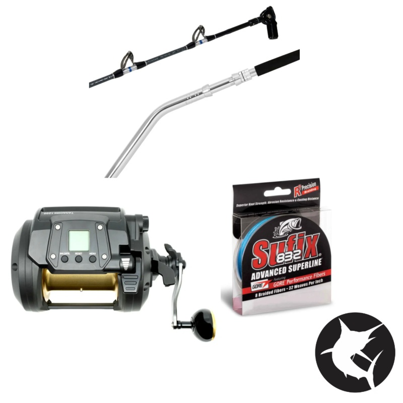 Deep Drop Electric Reel Combo - Shimano Status BW / Daiwa Tanacom 1200A