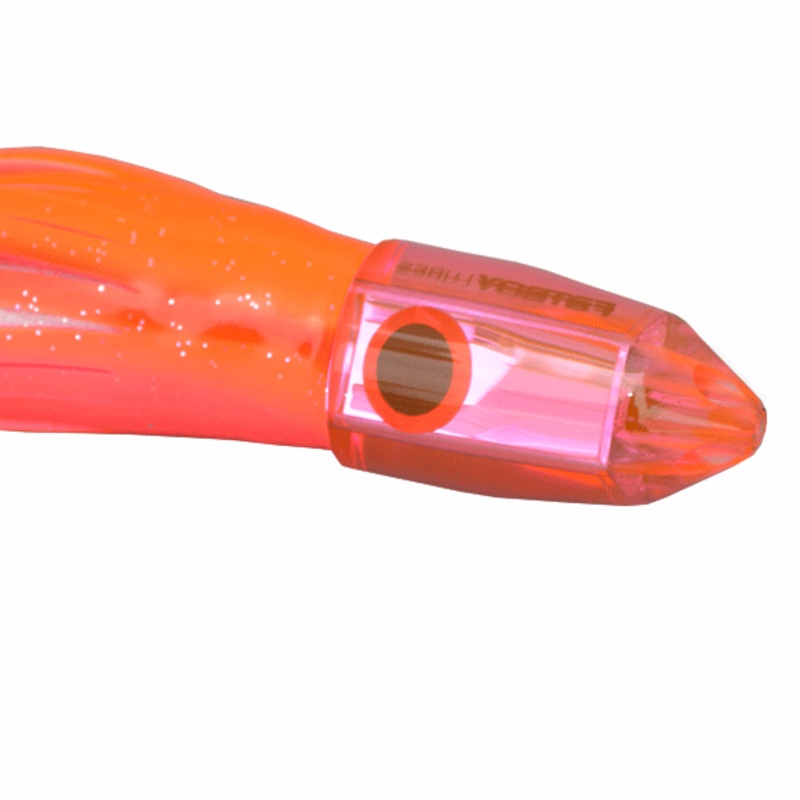 Fatboy Lures 8" Sniper Jet with Custom Single Hook Rig Skirted Trolling Lure