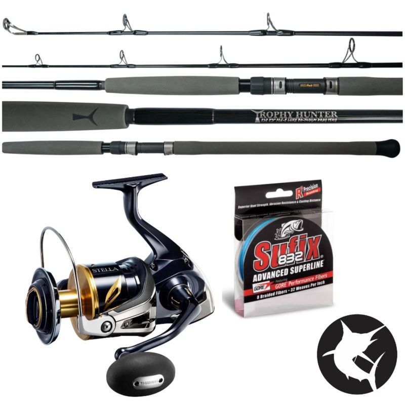 GT/Big Kingfish Stickbait Combo - Topwater 808 / Stella 18000
