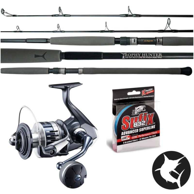 Kingfish/Mackerel/Reef Flats Combo - Topwater 805 / 24 Stradic SW B 10000