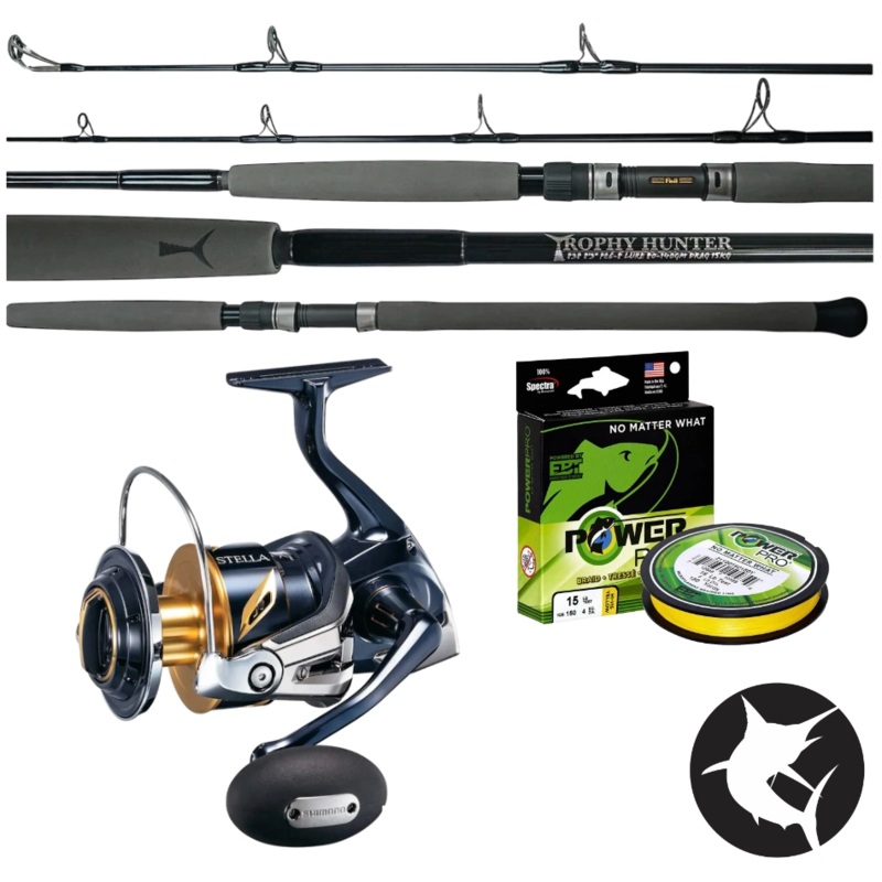 Trophy Hunter Tuna Combo - Topwater 838 / Stella 14000