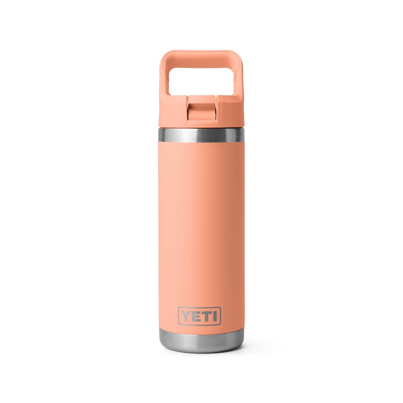 Yeti Rambler 18oz (532ml) Reusable Bottle with Straw Cap