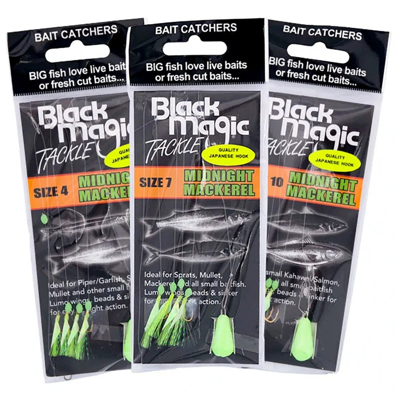 Black Magic Sabiki Rig Midnight Mackeral