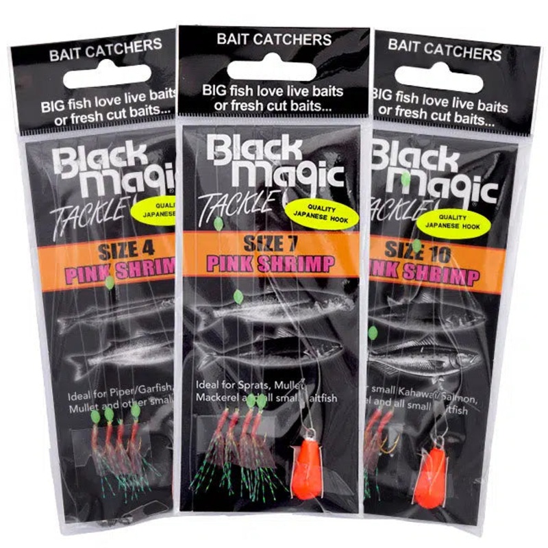 Black Magic Sabiki Rig Pink Shrimp