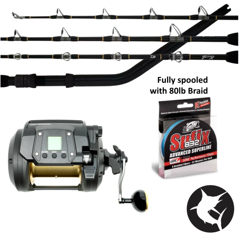 Daiwa Tanacom X Deep Drop Electric Reel Combo - Tanacom X 66XXHST / Tanacom 1200
