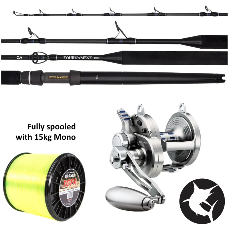 Daiwa Tournament 10-15kg / Saltiga LD55 Game Fishing Combo