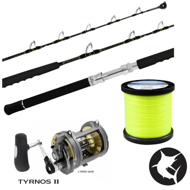 Shimano Speedmaster 24kg / Tyrnos 50LRS 2-Speed Overhead Game Combo