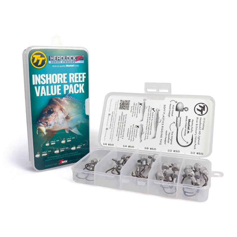 TT Headlockz HD Inshore Reef Value Pack Jig Heads