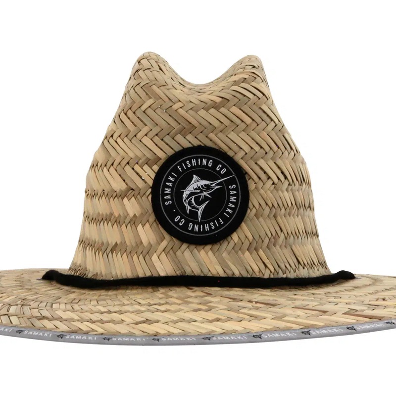 Samaki Marlin Patch Straw Hat