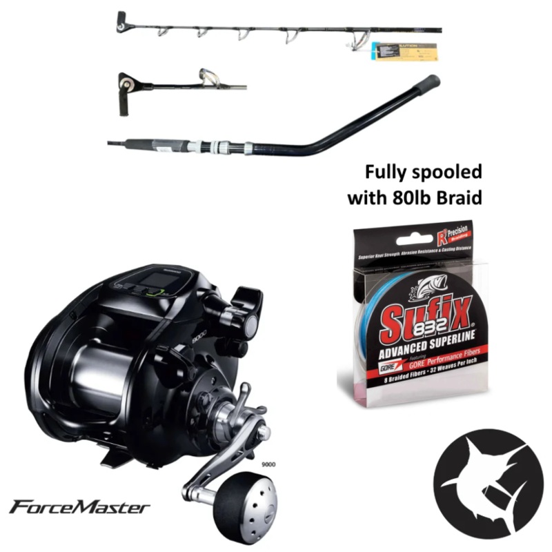 Shimano 23 Revolution / Forcemaster 9000A Deep Drop Electric Combo