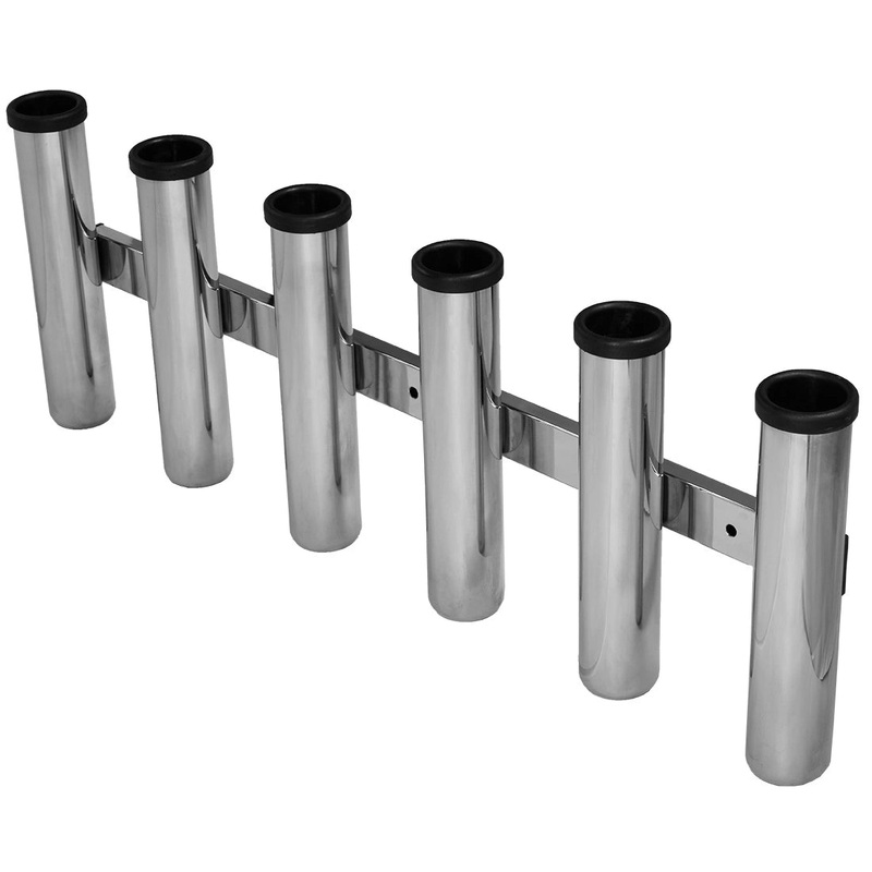 Bell Marine Viper Pro Series Deluxe 6 Way Combing Rod Rack - Side Mount