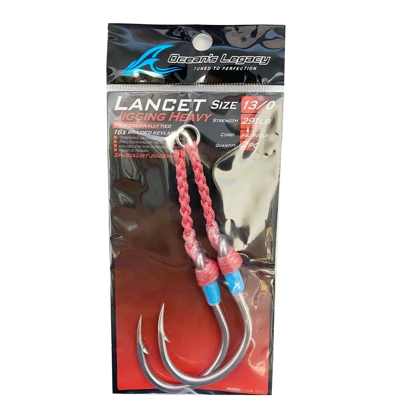 Ocean's Legacy Heavy Lancet Jigging Assist Hooks