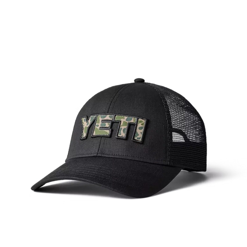 Yeti Camo Logo Badge Trucker Hat