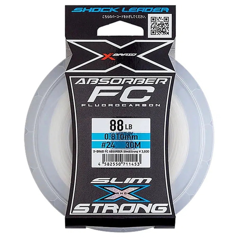 YGK X-Braid FC Absorber Slim & Strong