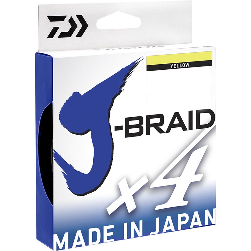 Daiwa J-Braid x4 Yellow Line