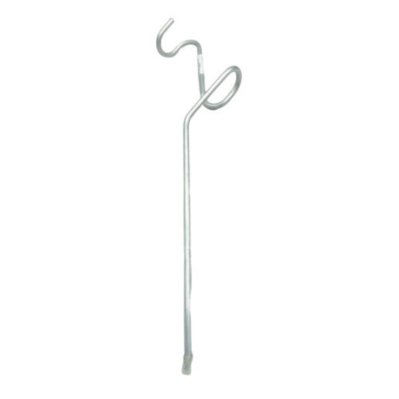 Rod Holder Curly Aluminium