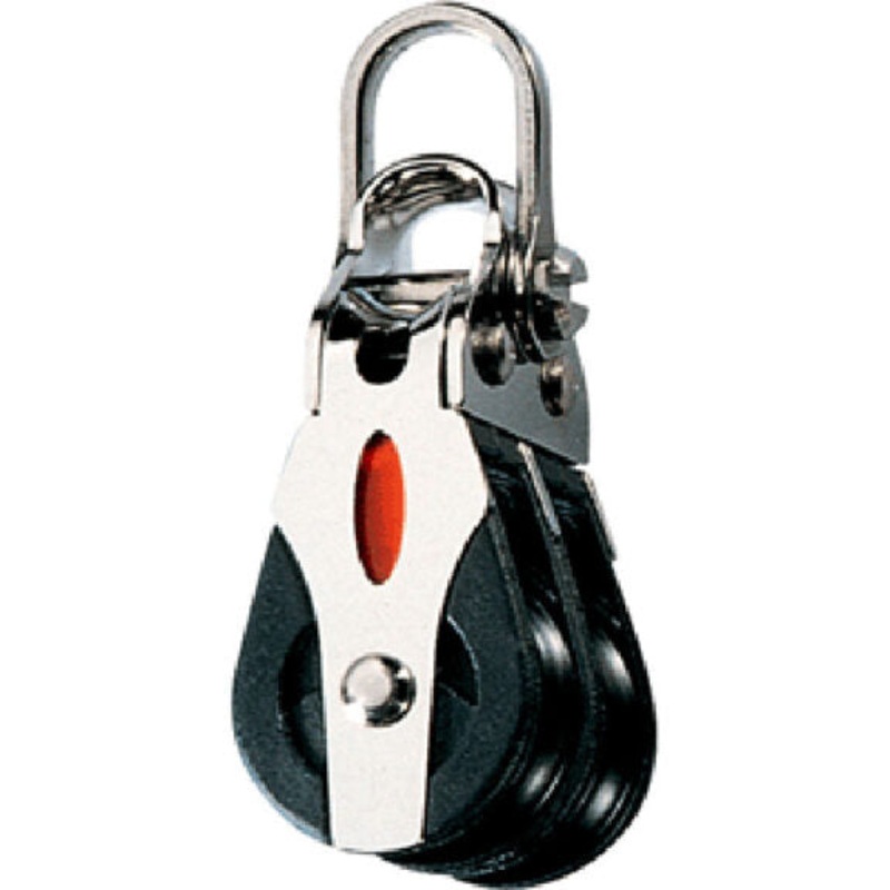 Ronstan Series 20mm Ball Bearing Block - Double - 2-Axis Shackle Head