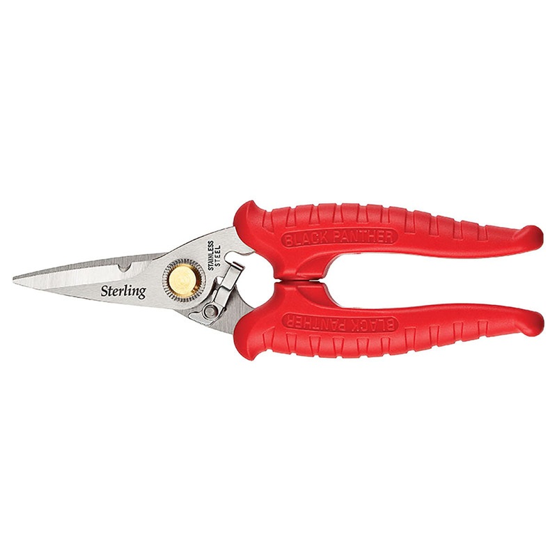 Sterling Black Panther 185mm (7") Red Hi Tensile Industrial Snips