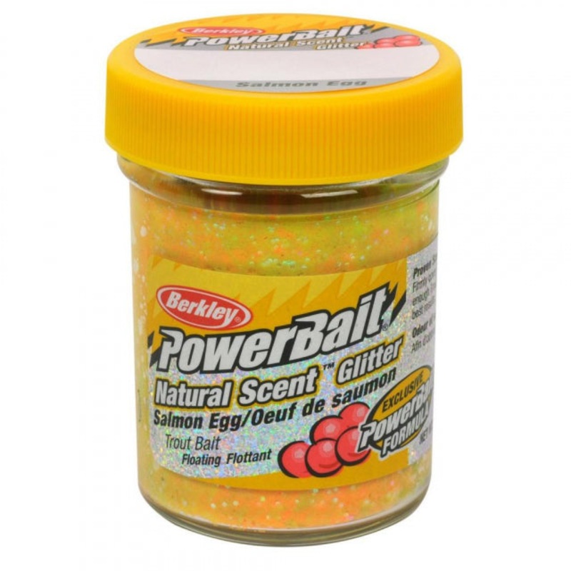 PowerBait Natural Glitter Trout Bait | Salmon Egg | Model #BGTSRB2