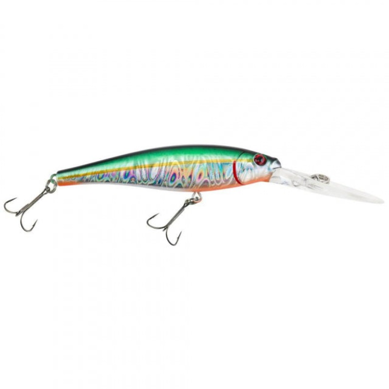 Flicker Minnow | 1/4 oz | 3in | 7.5cm | 8 | 14'-17' | 4.3m-5.2m | Model #FFMN7D-SLGA