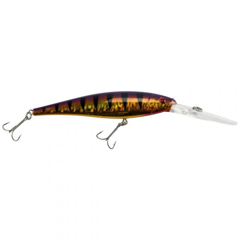 Flicker Minnow | 1/4 oz | 3in | 7.5cm | 8 | 14'-17' | 4.3m-5.2m | Model #FFMN7D-SLPB