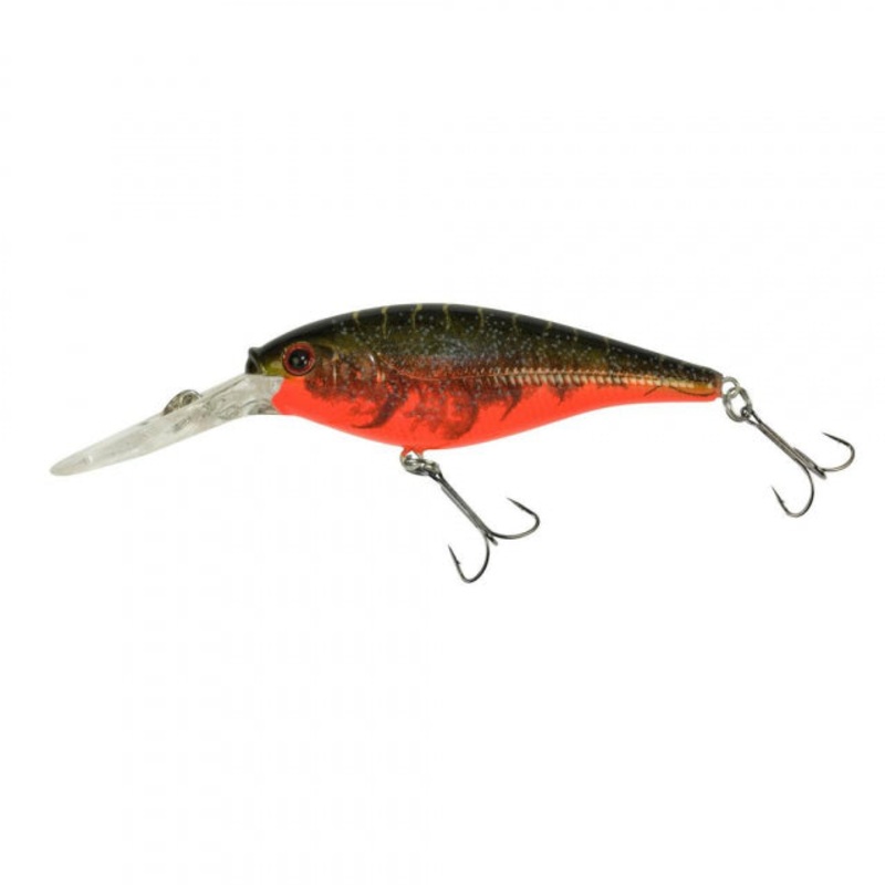 Flicker Shad | 1/8 oz | 1 1/2in | 4cm | 8 | 6'-8' | 1.8m-2.4m | Model #FFSH4M-RT