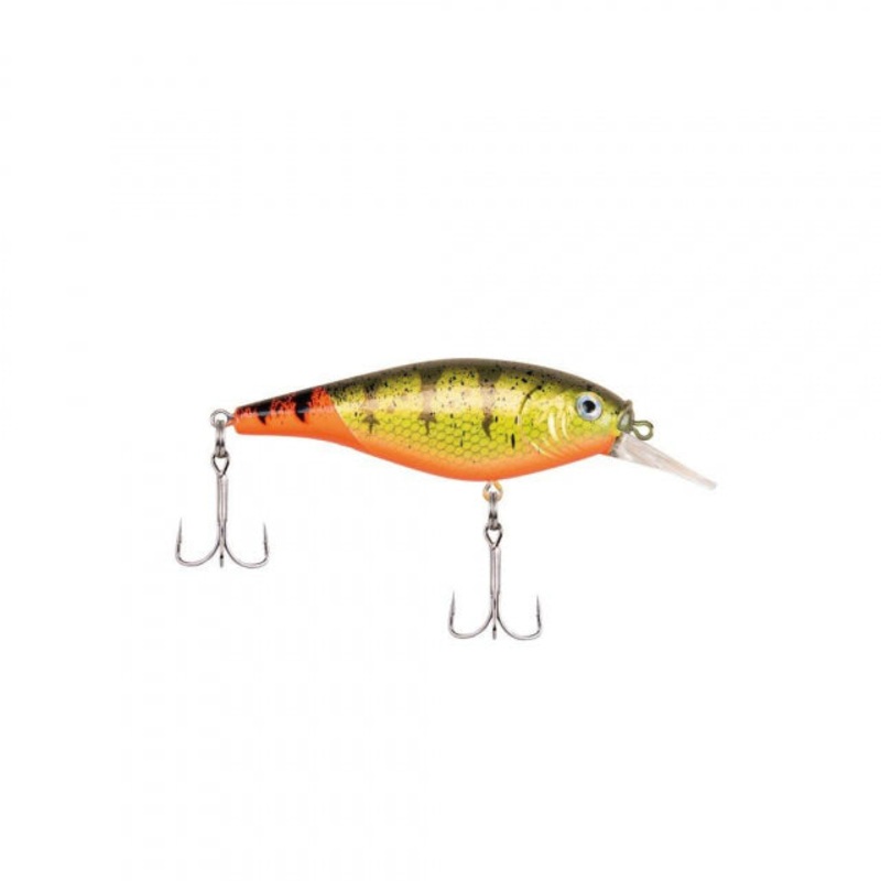 Flicker Shad Shallow | 1/6 oz | 2in | 5cm | 8 | 2'-4' | 0.5m-1.2m | Model #FFSH5S-FTHP