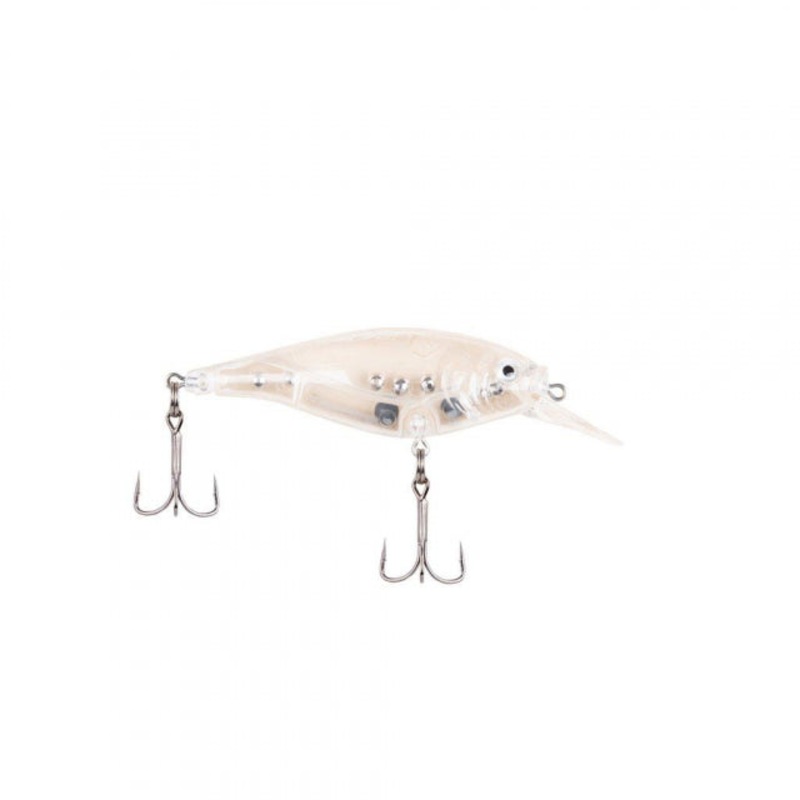 Flicker Shad Shallow | 2/7 oz | 2 3/4in | 7cm | 6 | 3'-6' | 1m-2m | Model #FFSH7S-CLEAR