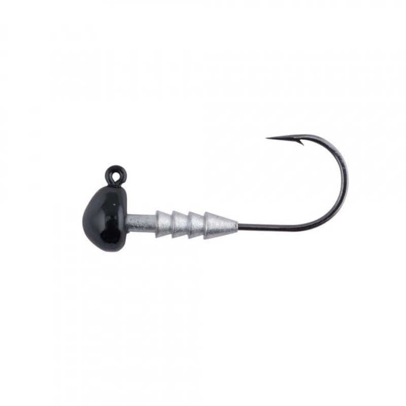 Half Head Jigs | 1/8oz | 3.5g | 1/0 | Model #BHHJ18-BL