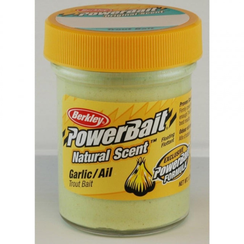 PowerBait Natural Scent Trout Bait | Garlic | Model #BTGMG2