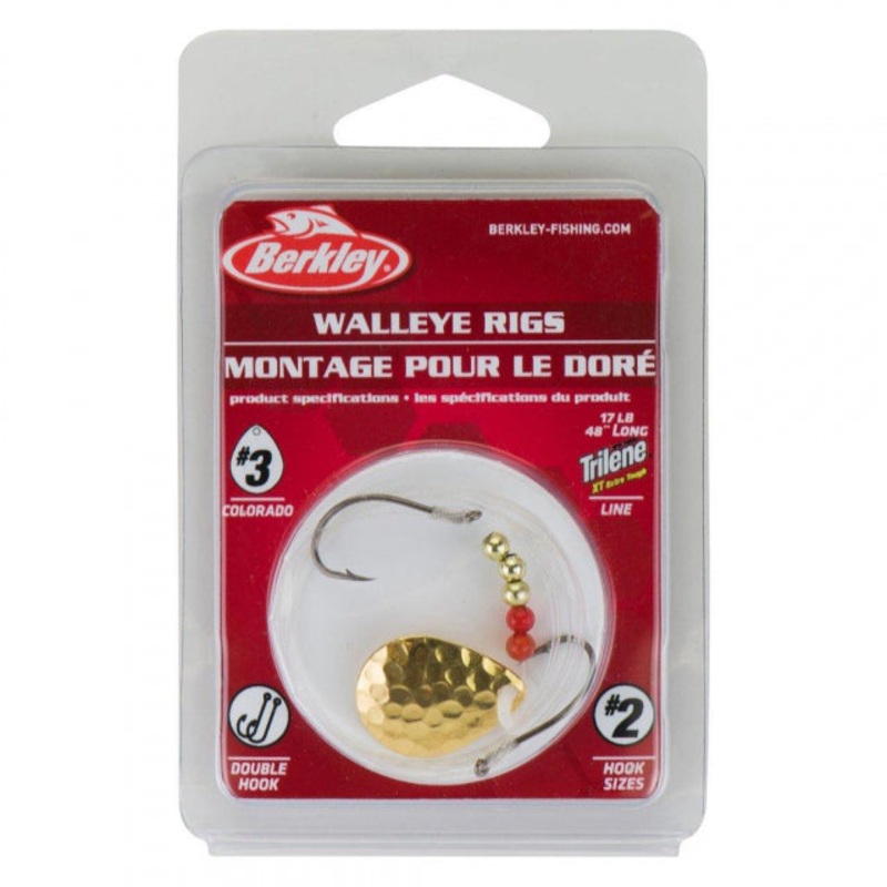Walleye Rig - Colorado | 3 | Model #BWRC3-HGLD