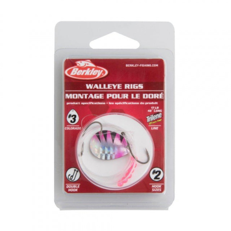 Walleye Rig - Colorado | 3 | Model #BWRC3-PNKP
