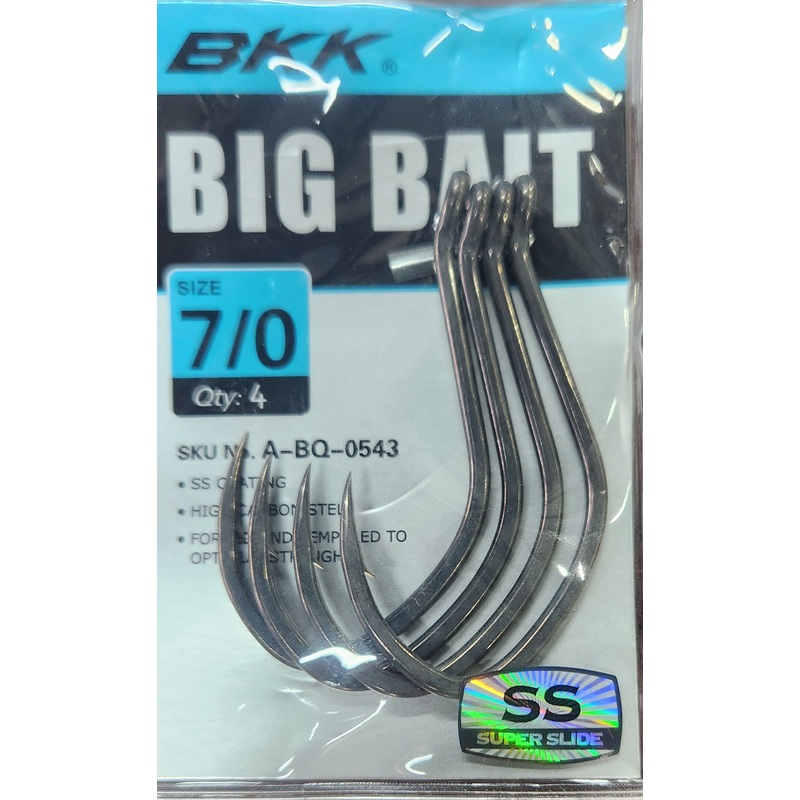 BKK BIG BAIT Hook Size 7/0 Qty 4