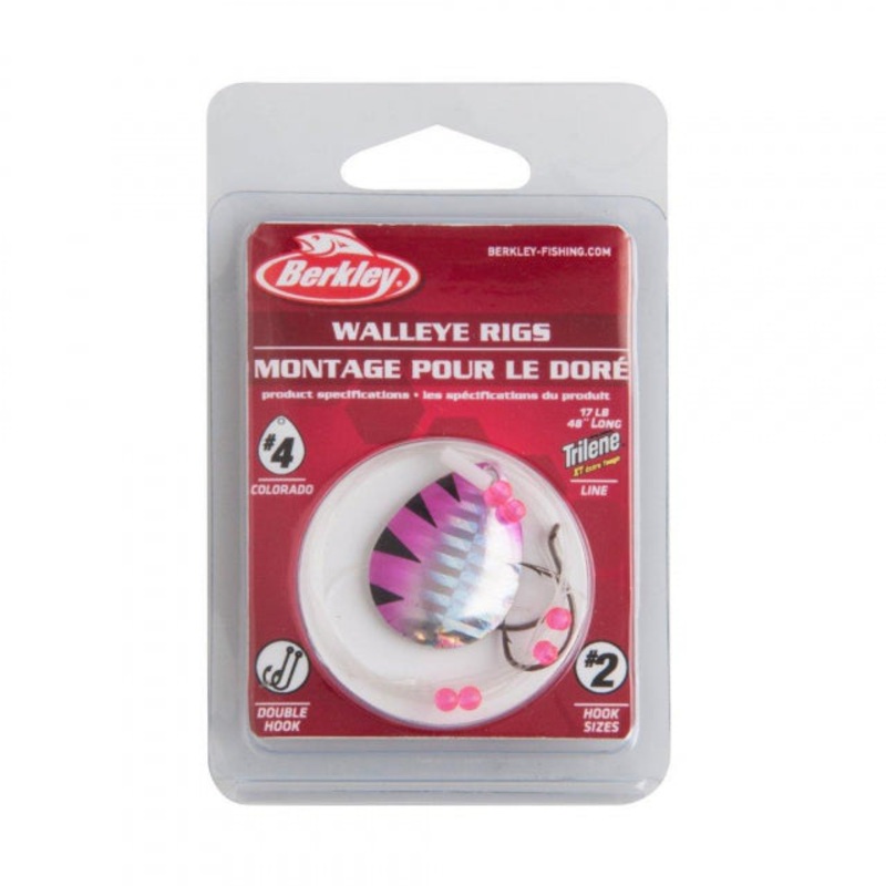 Walleye Rig - Colorado | 4 | Model #BWRC4-PNKP