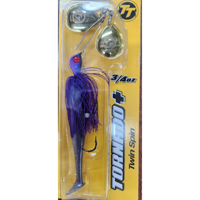 Tackle Tactics TT Tornado+ Twin Spin Rigged Purple Demon