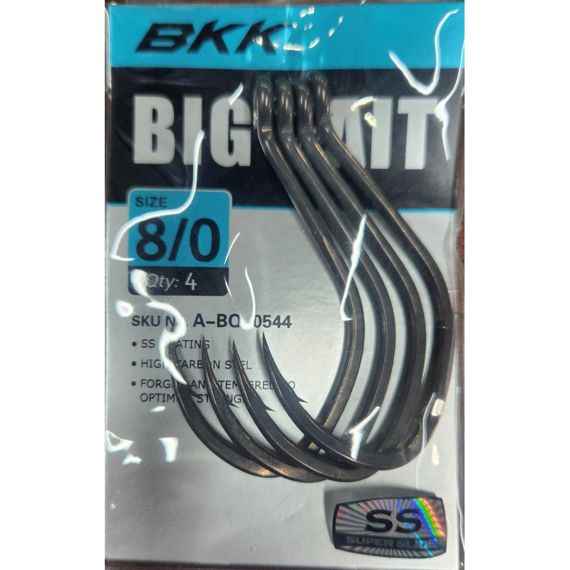 BKK BIG BAIT Hook Size 8/0 Qty 4