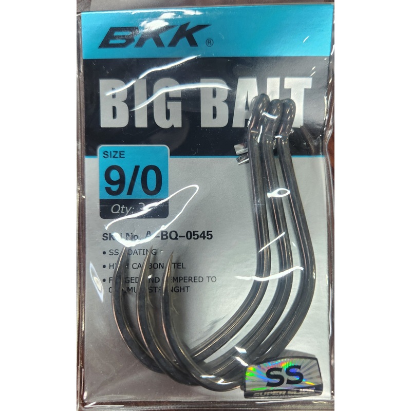 BKK BIG BAIT Hook Size 9/0 Qty 3