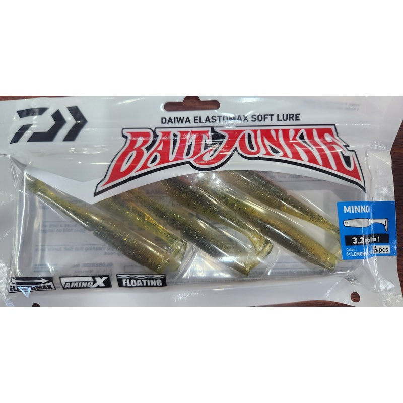 Daiwa Bait Junkie 3.2" MINNOW #51 LEMONGRASS UV