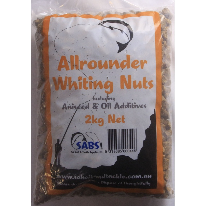 SABS Allrounder Fishing Large Burley Nuts - Ideal for Whiting