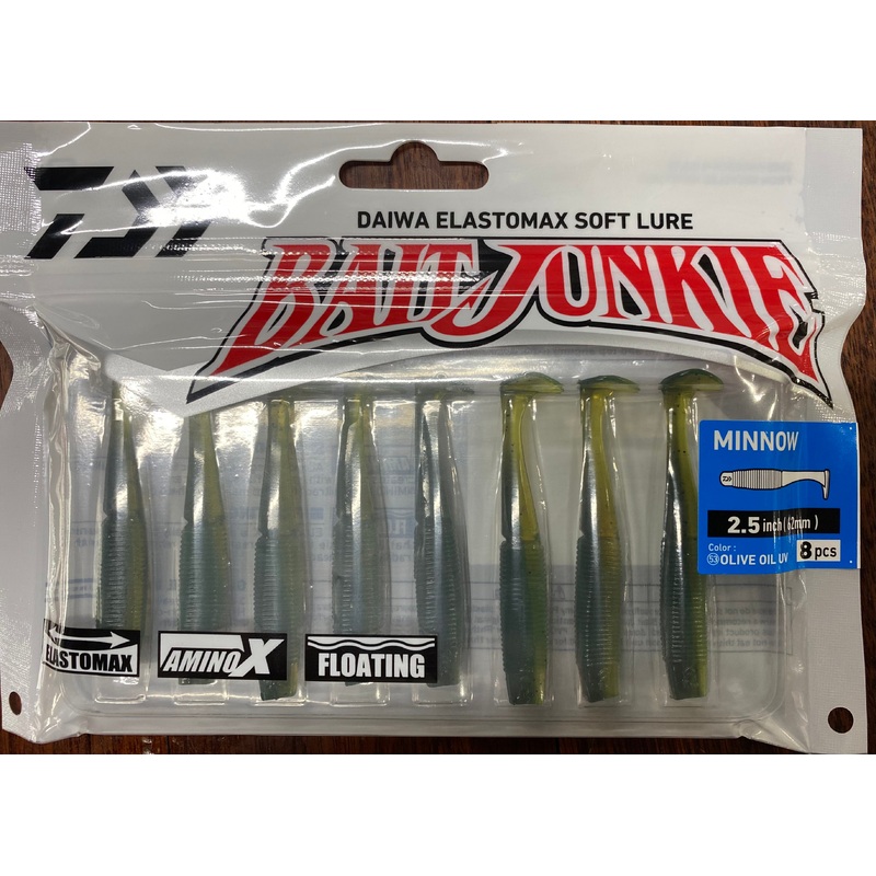 Daiwa Bait Junkie 2.5" MINNOW #53 OLIVE OIL UV