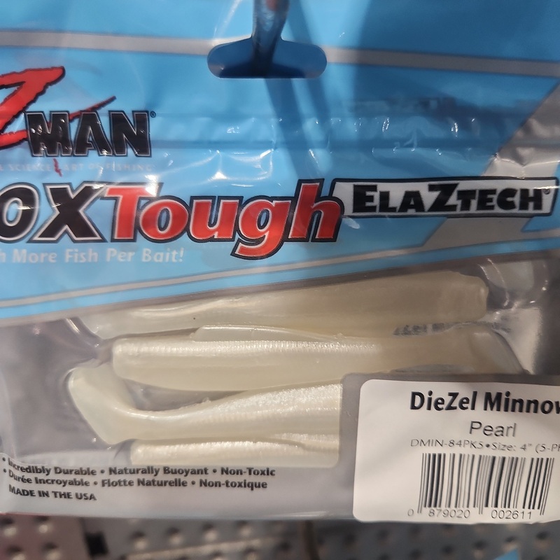 Zman Diesel Minnowz 4.0" Pearl