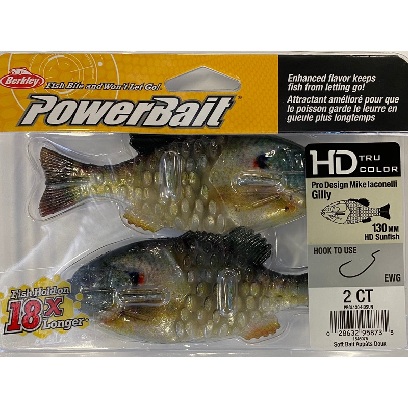 Berkley PowerBait Gilly 130mm HD Sunfish 1546075