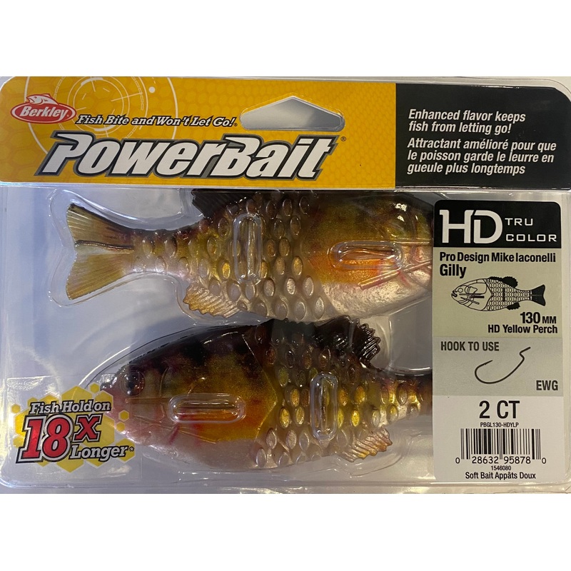 Berkley PowerBait Gilly 130mm HD Yellow Perch 1546080