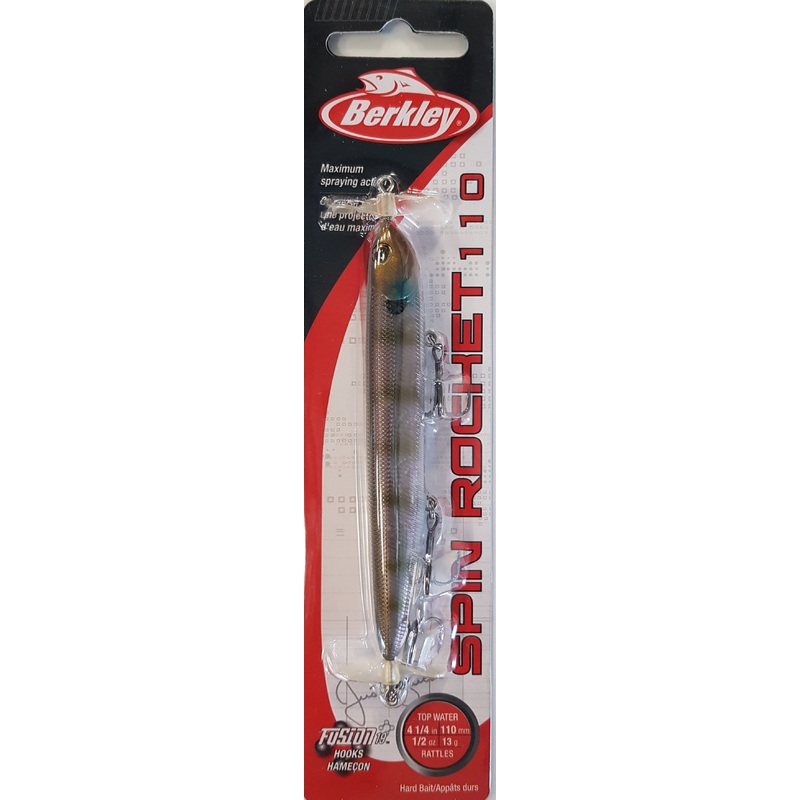 Berkley Spin Rocket 110 Hard Bait Lure Ghost Bluegill