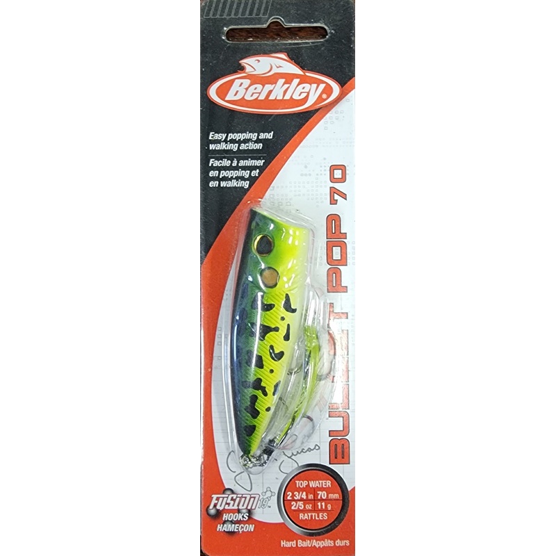 Berkley Bullet Pop 70 Surface Lure MF Frog